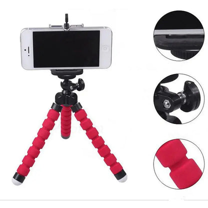 Sponge Octopus Tripod Stand for Live Streaming Lazy Deformation Mobile