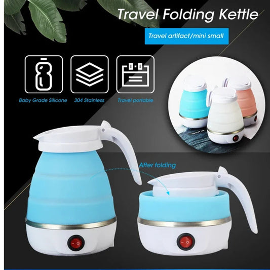 Ultra Compact Travel Electric Kettle - Foldable & Portable Fast Boiling Water Heater ABYYTE Store