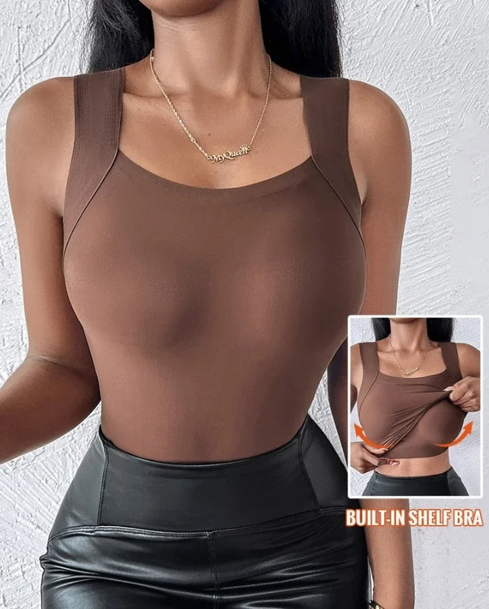 Top térmico con cuello en U WarmLift™ 🔥👚