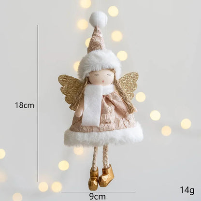 Girl With Plush Deer Antlers Christmas Tree Ornament Shop1104342847 Store