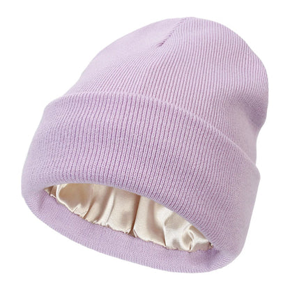 Unisex Satin Lined Anti Static Beanie Hat For Women Winter Silk Lining AliExpress
