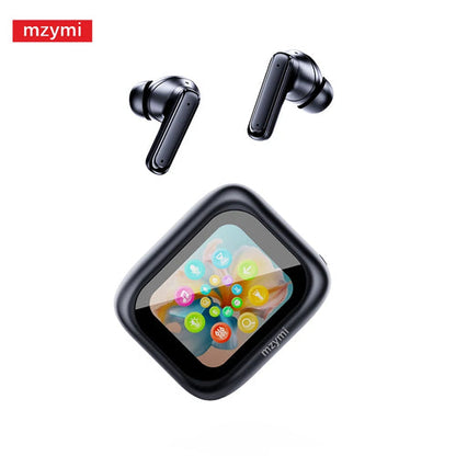 mzymi Full In Touch Screen Headphone ANC E18 Pro Bluetooth Earphone AliExpress