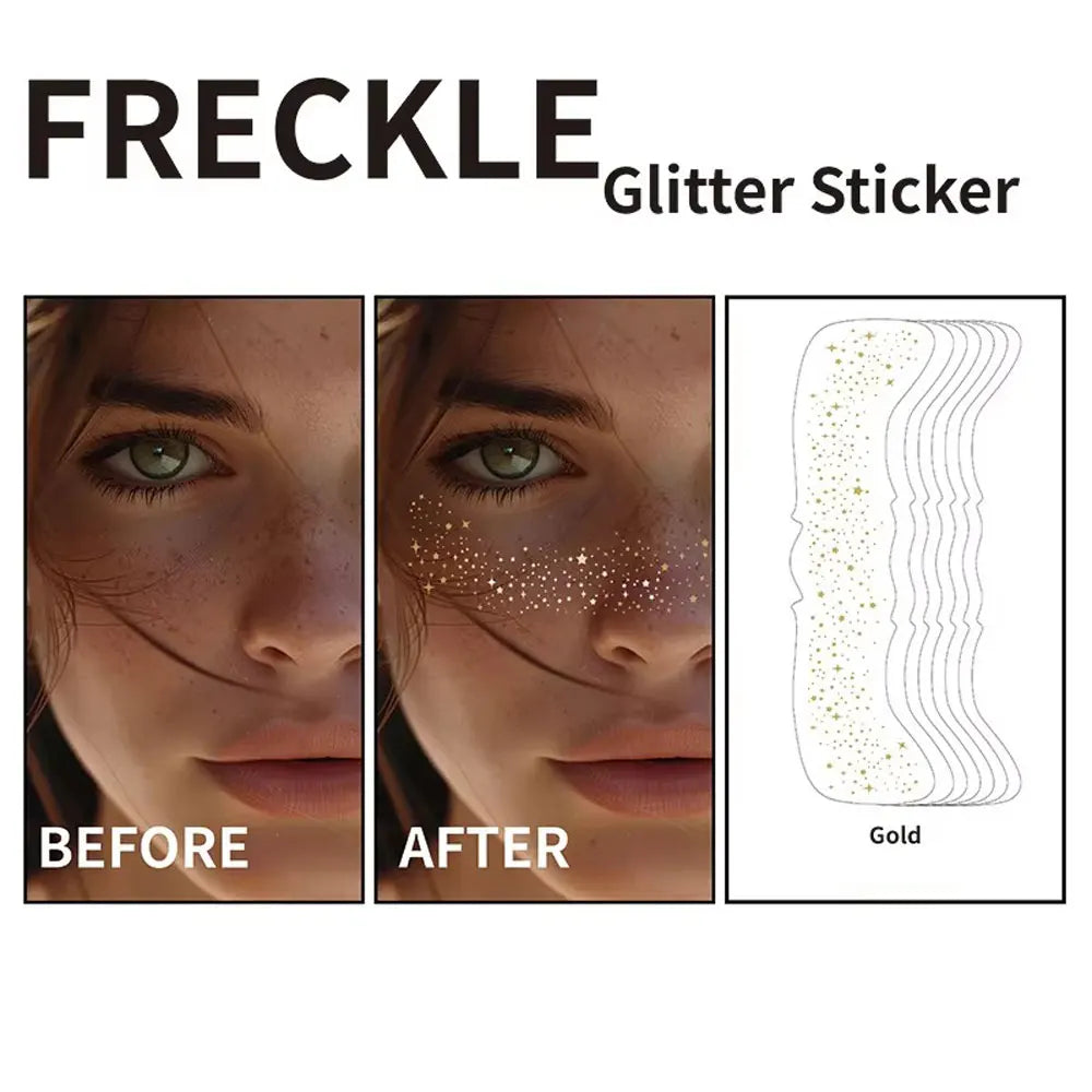 Glitter Freckle Patches – Apply & Shine in Seconds!