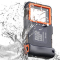 Fundas impermeables para teléfono y buceo de 15 m, natación de 50 pies, carcasa protectora premium y cordón para iPhone Samsung 6.8"