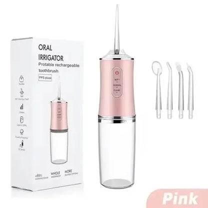 New Oral Irrigator Portable Dental Water Flosser USB Rechargeable AliExpress
