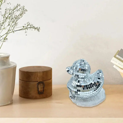 Silver Duck Disco Ball Mosaic Glass Mini Disco Ball Bar Home Ornament AliExpress