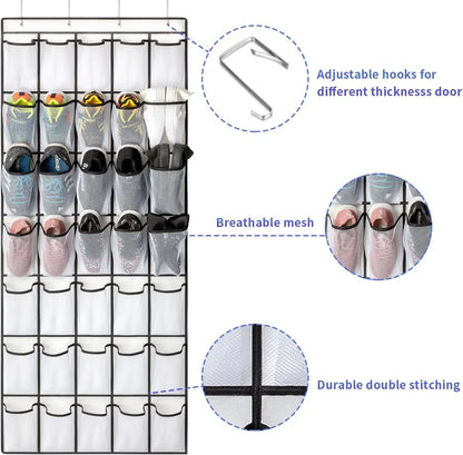 35 Pocket Wall-mounted Sundries Shoe Organiser Closet Storage Shoe