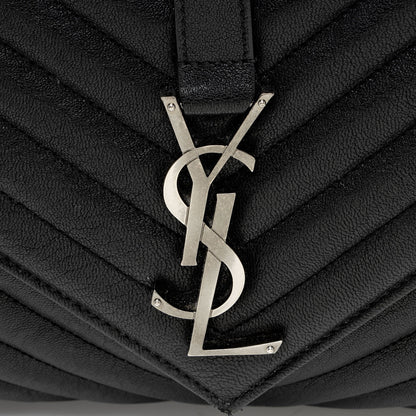 Saint Laurent Matelasse Calfskin Monogram College Large Shoulder Bag (SHF-6MZ4bL) Teezone Store