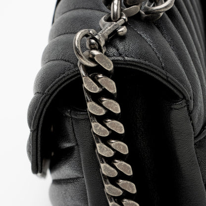 Saint Laurent Matelasse Calfskin Monogram College Large Shoulder Bag (SHF-6MZ4bL) Teezone Store