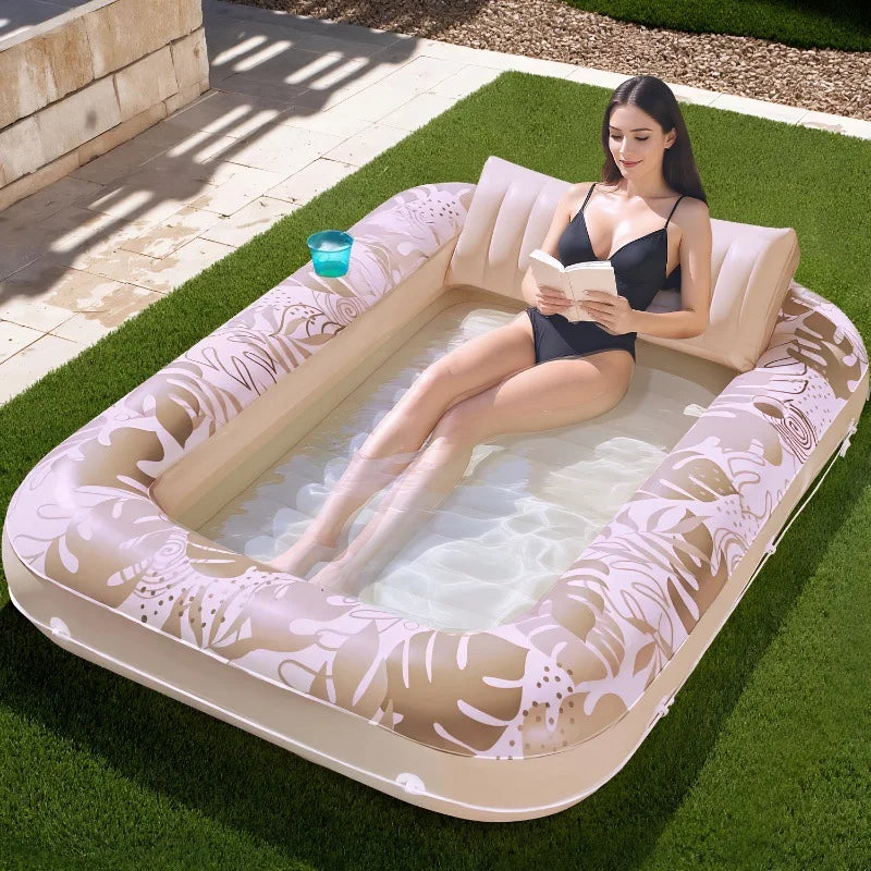 SunLuxe™ Tanning Float ☀️💦 — Relax & Tan in Total Comfort