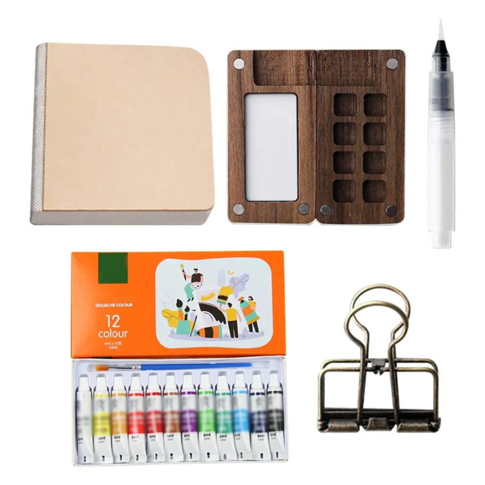 AquaTrek™ – Set de acuarelas de bolsillo para artistas viajeros 🎨