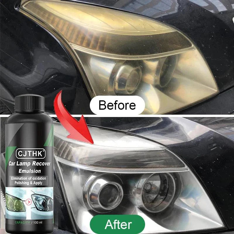 Car Headlight Restoration Polishing Kits Headlamp Scratch Remover Repair Cleaning Paste Remove Oxidation Headlight Polish Liquid Shop1104214254 Store