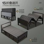 *Folding Bed Double Home Simple Rental House Noon Break Bed Office AliExpress