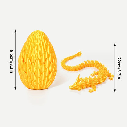 FlexiCrystal Dragon: 3D-Printed Magic in Motion Creatinglife Store