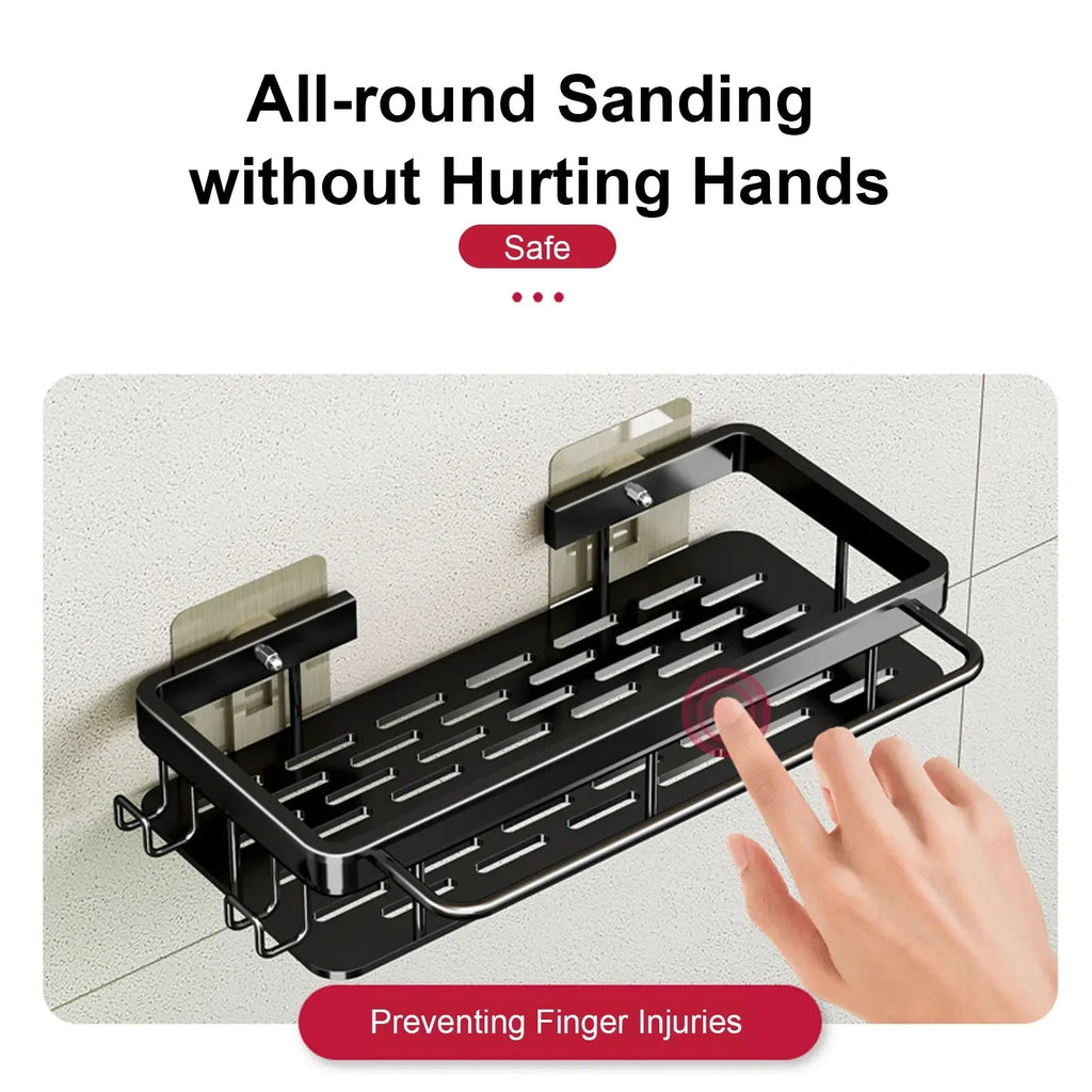 No Drill Wall Mounted Bathroom Shelf Shop1103677105 Store