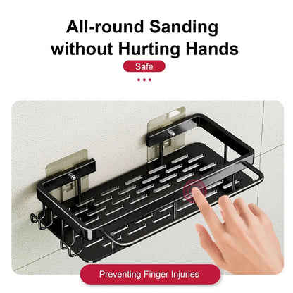 No Drill Wall Mounted Bathroom Shelf Shop1103677105 Store