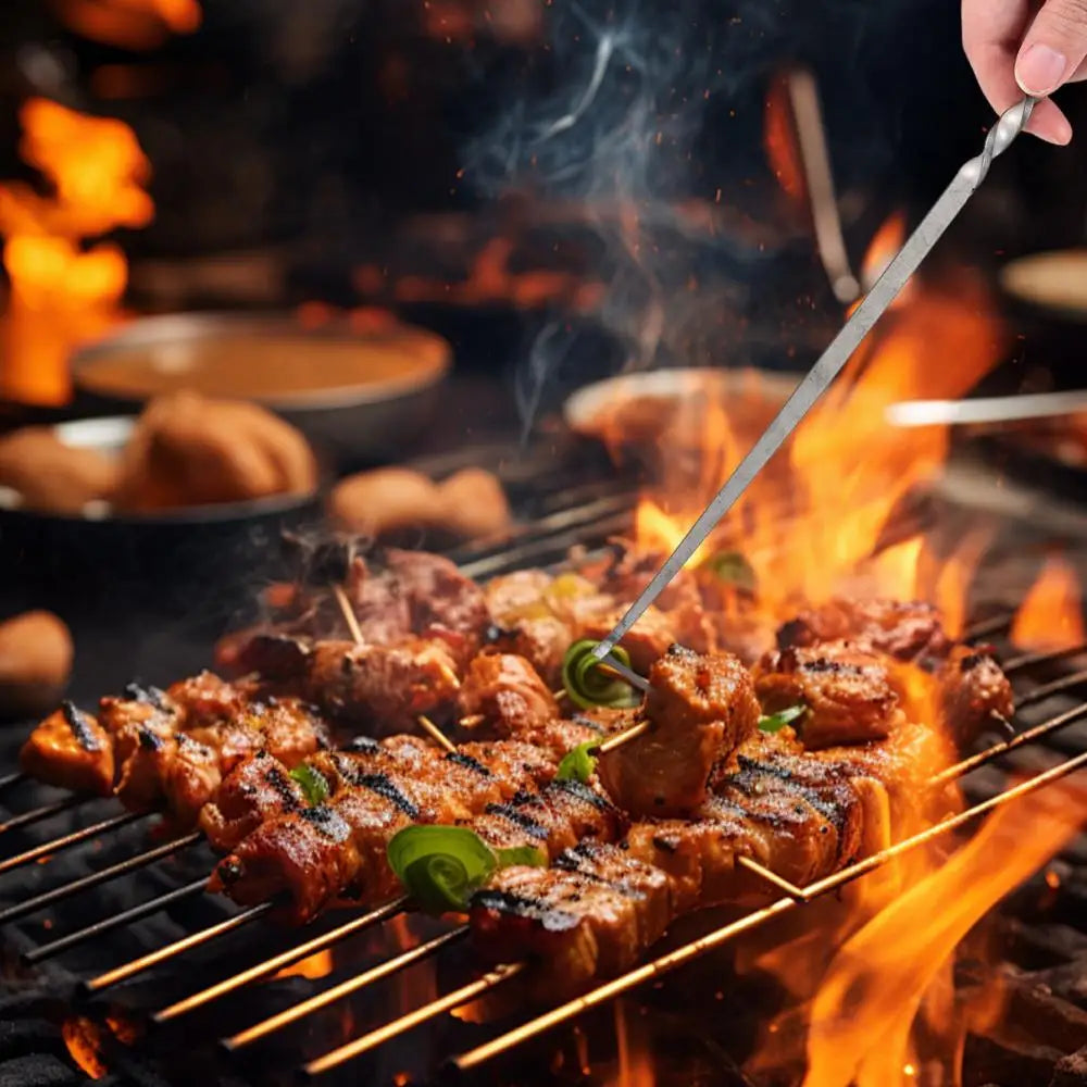Espátula definitiva para barbacoa - Antiadherente y resistente al calor para voltear a la perfección.