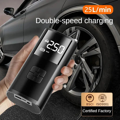 LEIBOO Portable Air Compressor for Car Tires Fast Air Pump Tire