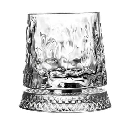 SpinSip™ Whiskey Glass 🥃✨ — Smooth Swirl, Rich Flavor