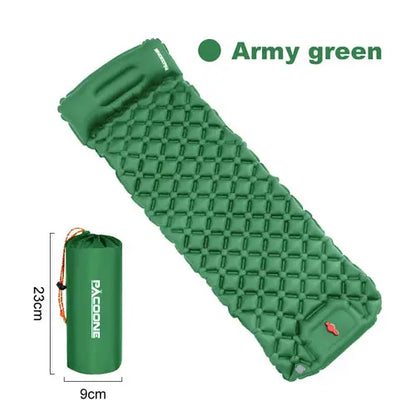 PACOONE Outdoor Camping Sleeping Pad Inflatable Mattress with Pillows AliExpress