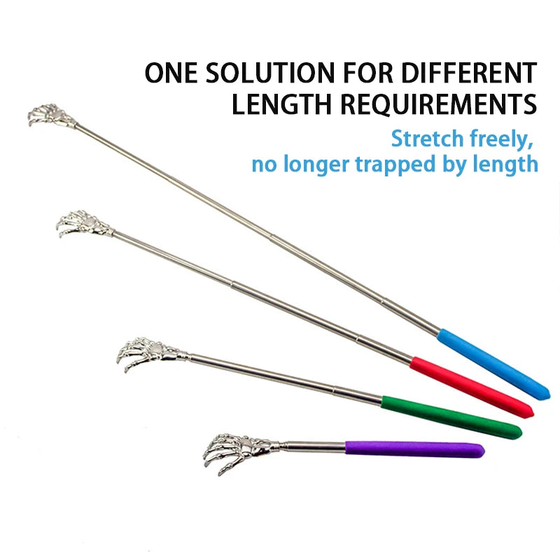 Retractable Stainless Steel Claw Massager For Back Massage Promotion Tools Blood Circulation Relax Health Back Scratcher Tool Stone's Store
