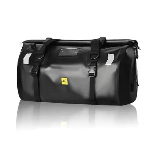 Bolsa Seca Impermeable para Moto con Reflectores, Bolsa de Viaje Duffle Trasera Esquí