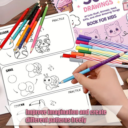 DrawJoy™ Kids Book – 300 Fun & Easy Sketches
