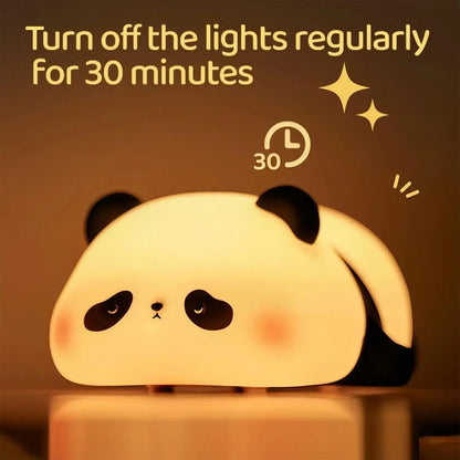 Cute Silicone Night Lights Sheep Cartoon Bedroom Lamp for Children's