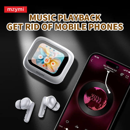 mzymi Full In Touch Screen Headphone ANC E18 Pro Bluetooth Earphone AliExpress