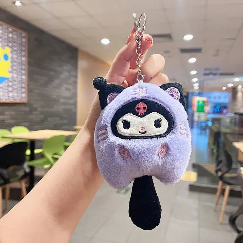 Sanrio Plush Keychain | Little Tiger with Furry Tail Series JJB Kawaii Anime Toy Store