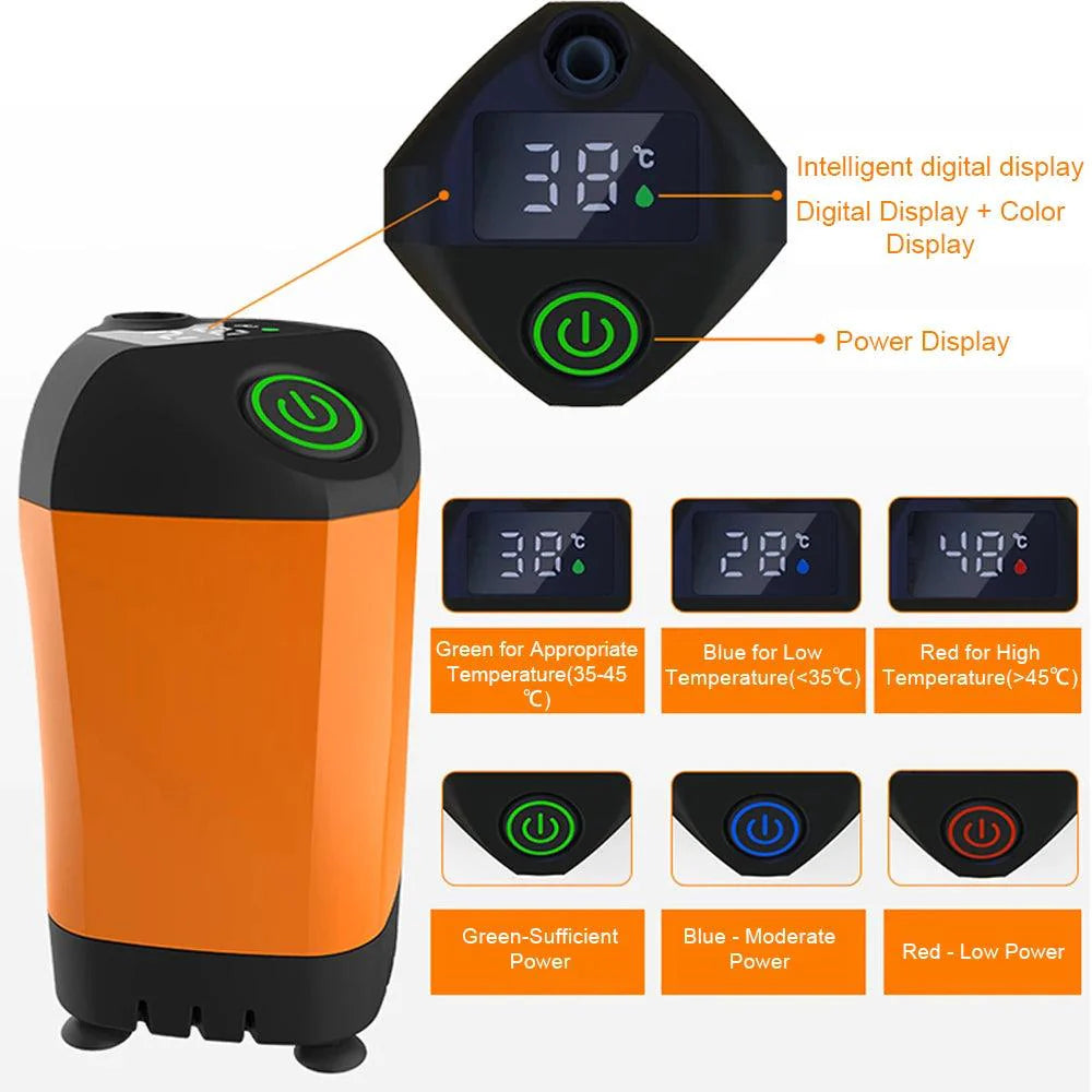 Compact All-Season Digital Temperature-Controlled Camping Shower for Adventurers Global Plus Store