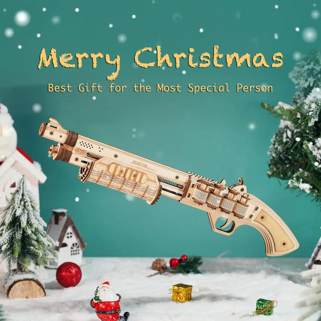 SkillStrike: DIY Wooden Toy Gun Robotime Global Store