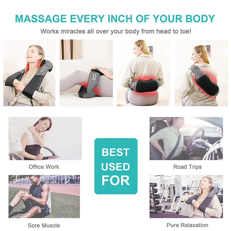 Medcursor Electric Neck And Back Massager Nekteck Store
