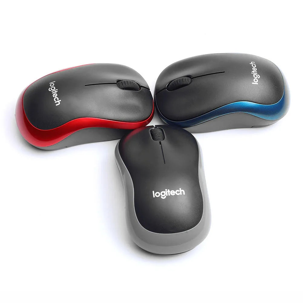Logitech M185 Wireless Mouse 2.4Ghz USB 1000DPI Mice USB Receiver Mute Optical Navigation Mice For Mac Os Chrome Window 10/8/7 an illusion