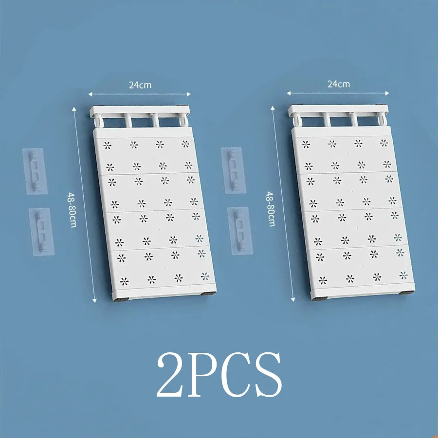 Space-Saving Shelf Rack – Double Your Closet Space in Seconds!