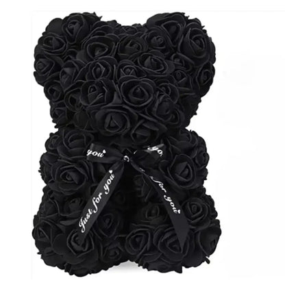 Artificial Flower Eternal Rose Teddy Bear for Mom Mother's Day