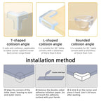 Baby Safety Silicone Table Corner Protector Transparent Edge Guards Stone's Store