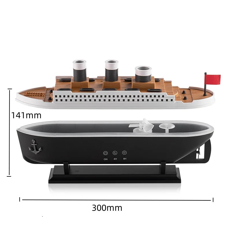 Titanic Ship Air Humidifier: Elegant Décor Meets Fresh Air Himist Diffusers Official Store