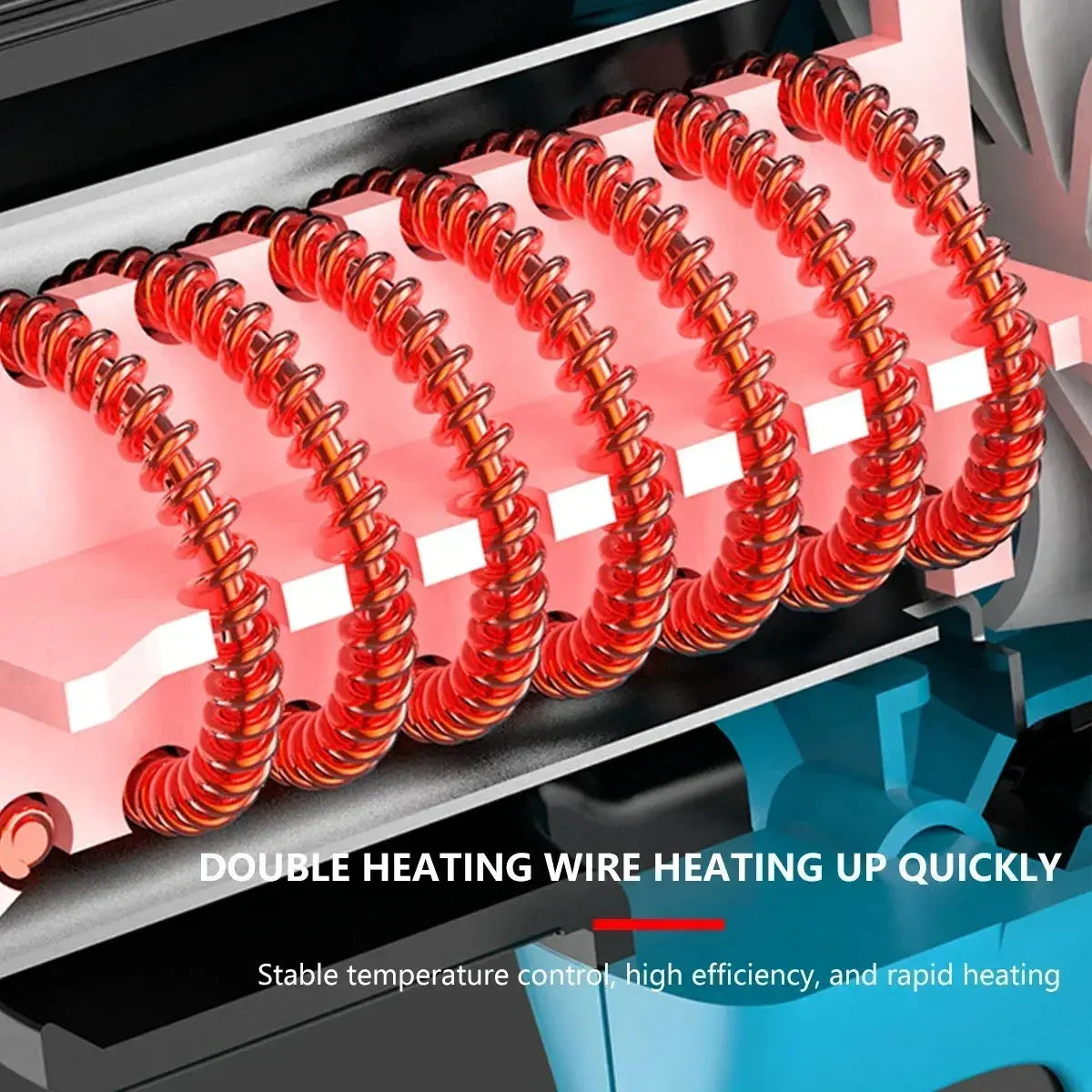 Cordless Heat Gun Wind Speed Optional Temperature adjustment With LED AliExpress