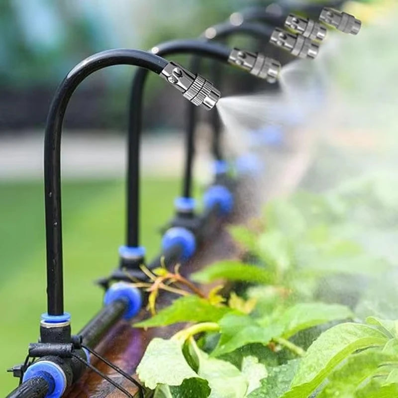 Sistema de riego AquaCurve™ 💧 — Riego inteligente para jardines 360°