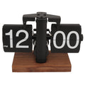 Reloj Digital Abatible de 12 Horas, Minimalista, Retro, Automático, Mecánico, para la Decoración del Hogar o Sala de Estudio