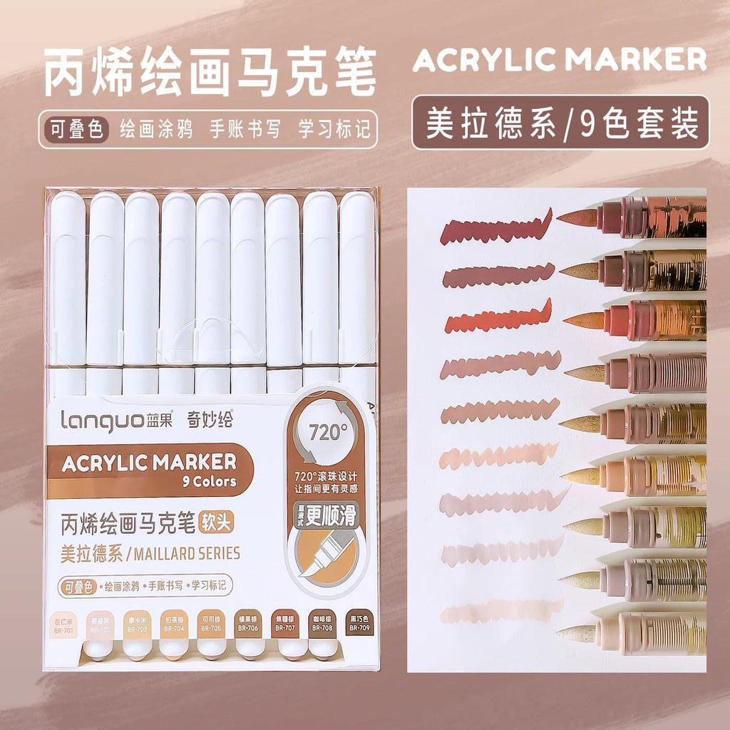 VividFlow Markers: Bold Colors, Smooth Strokes! Kawaii Stationery Store