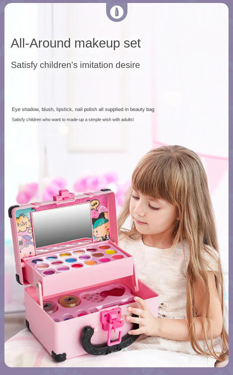 Children’s Makeup Play Set – Princess Pretend Toy Kit for Girls GDLK Toy Store