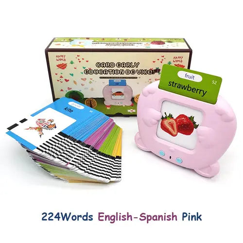 Máquina de aprendizaje para niños: tarjetas didácticas parlantes para preescolar