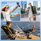 Cool Blast: Handheld Turbo Fan for Instant Relief