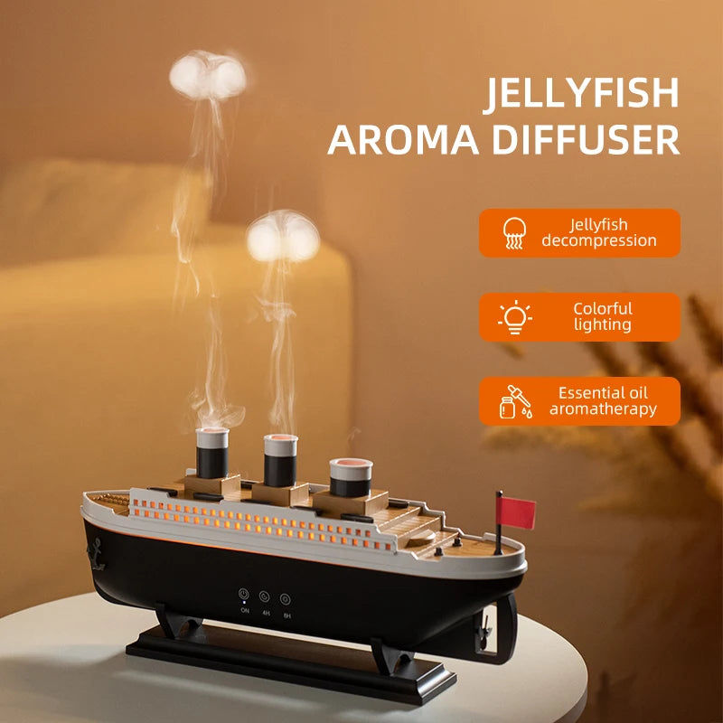 Titanic Ship Air Humidifier: Elegant Décor Meets Fresh Air Himist Diffusers Official Store
