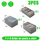 Closets Clothes Organizer Pants Jeans Storage Box Cabinet Organizer
