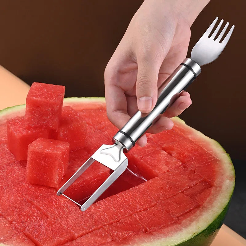 Stainless Steel Windmill Watermelon Cutter Artifact Salad Fruit Slicer