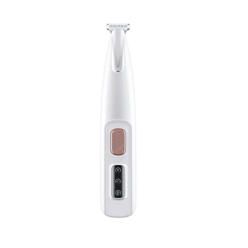New Dog Paw Trimmer with LED Light Fully Waterproof Pet Hair Trimmer with LED Display Dog Clippers for Grooming 18mm Widen Blade BigBigEyes Store