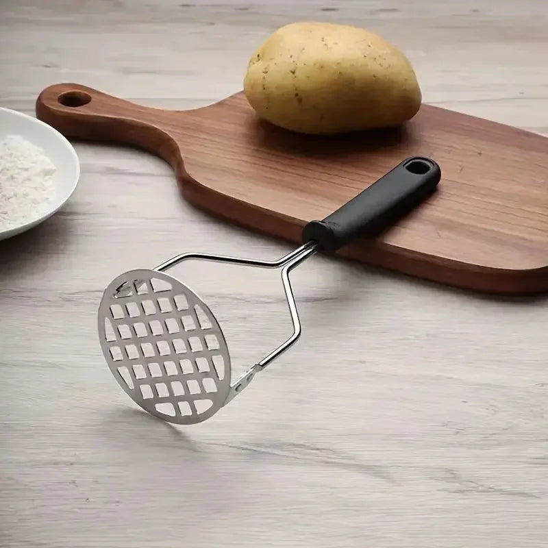 1pc Stainless Steel Manual Potato Ricer Garlic Masher Creative